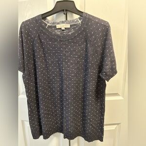 Brand: Loft Size: XL Color: Gray/white polka dots